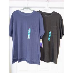 New Berkeley & Jensen men’s 2x crew pocket tshirts lot of 2